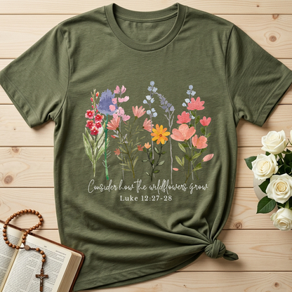 Consider how the wildflowers grow Luke 12.27-28 01