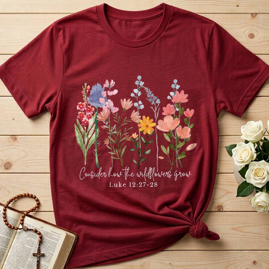 Consider how the wildflowers grow Luke 12.27-28 01