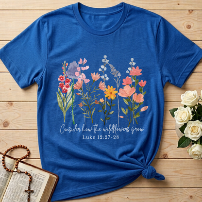 Consider how the wildflowers grow Luke 12.27-28 01