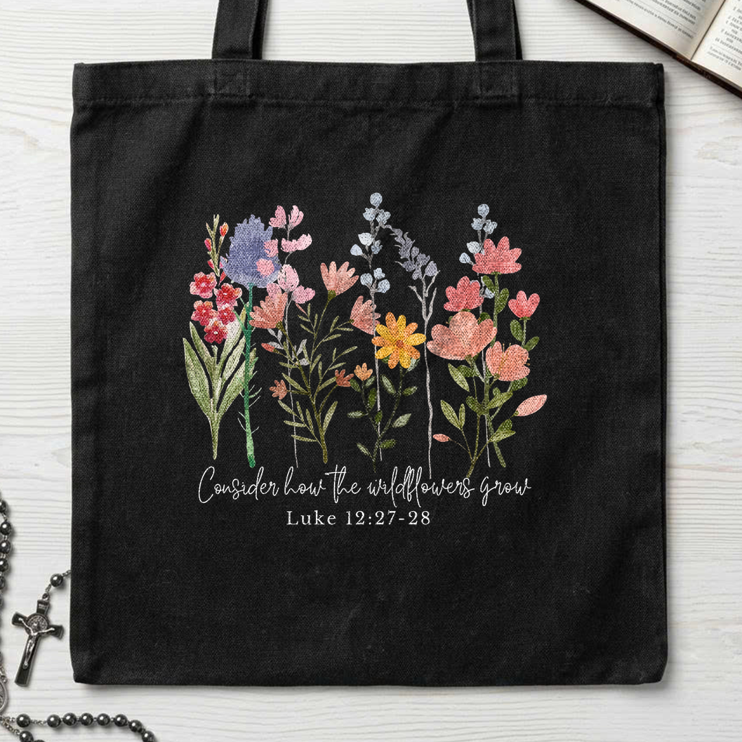 Consider how the wildflowers grow Luke 12.27-28 01