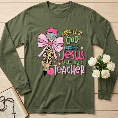 Created By God Chosen By Jesus Called To Be A Teacher 03