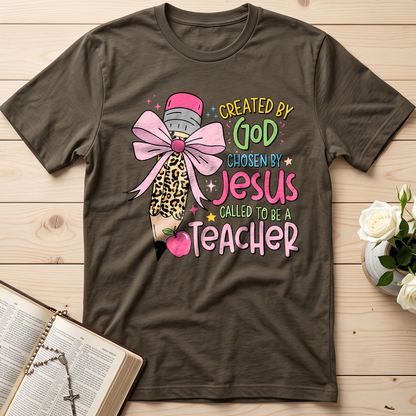 Created By God Chosen By Jesus Called To Be A Teacher 03
