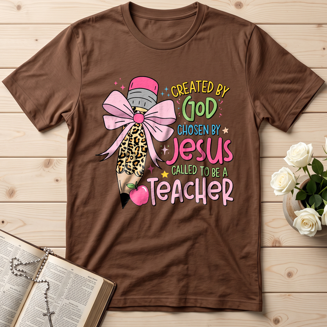 Created By God Chosen By Jesus Called To Be A Teacher 03