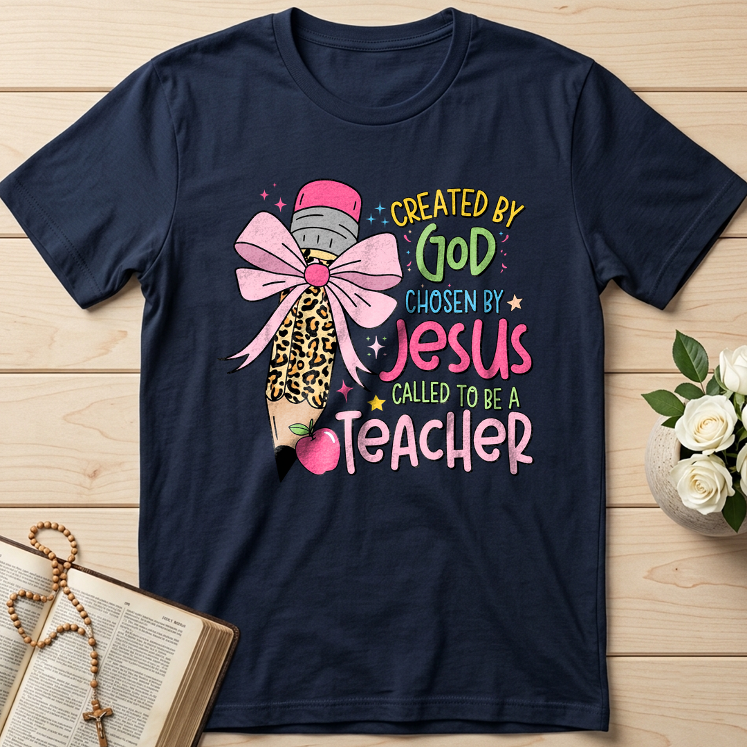 Created By God Chosen By Jesus Called To Be A Teacher 03