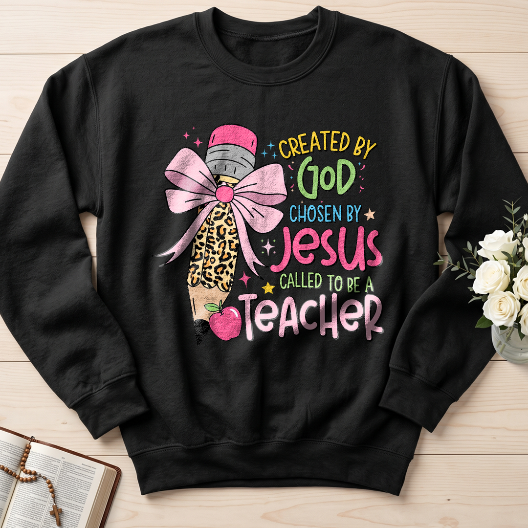 Created By God Chosen By Jesus Called To Be A Teacher 03