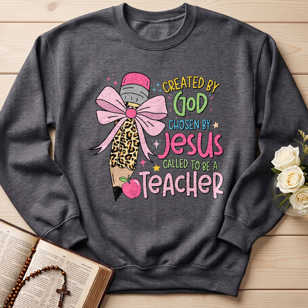 Created By God Chosen By Jesus Called To Be A Teacher 03