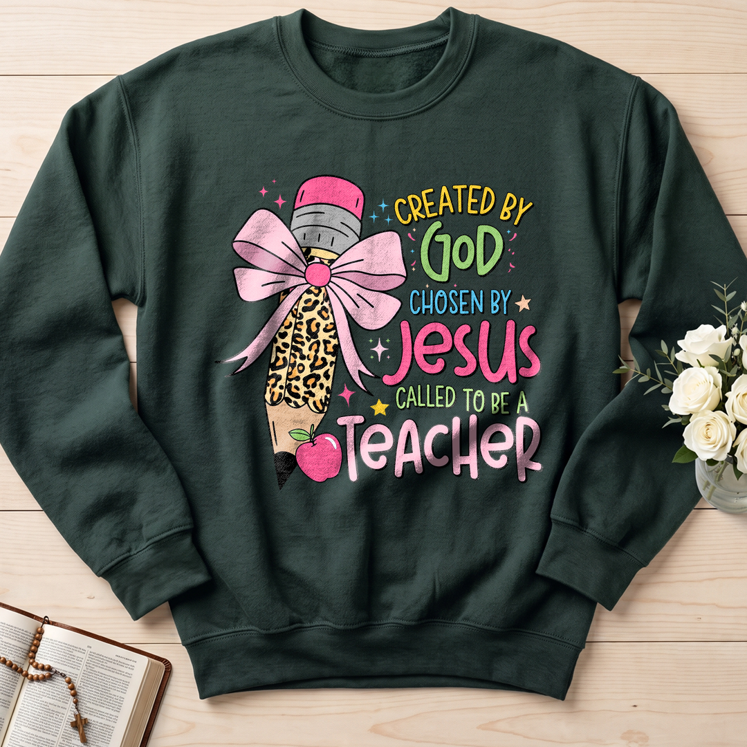 Created By God Chosen By Jesus Called To Be A Teacher 03