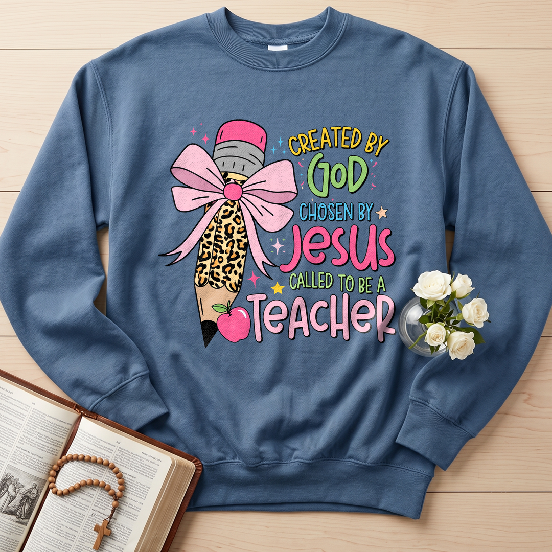 Created By God Chosen By Jesus Called To Be A Teacher 03