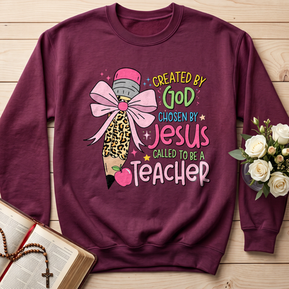 Created By God Chosen By Jesus Called To Be A Teacher 03