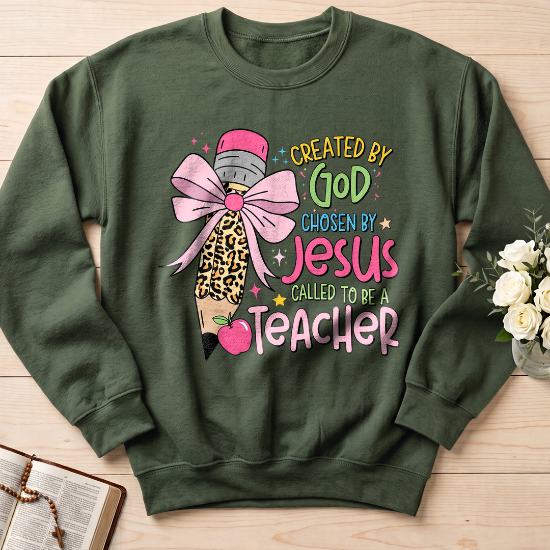 Created By God Chosen By Jesus Called To Be A Teacher 03
