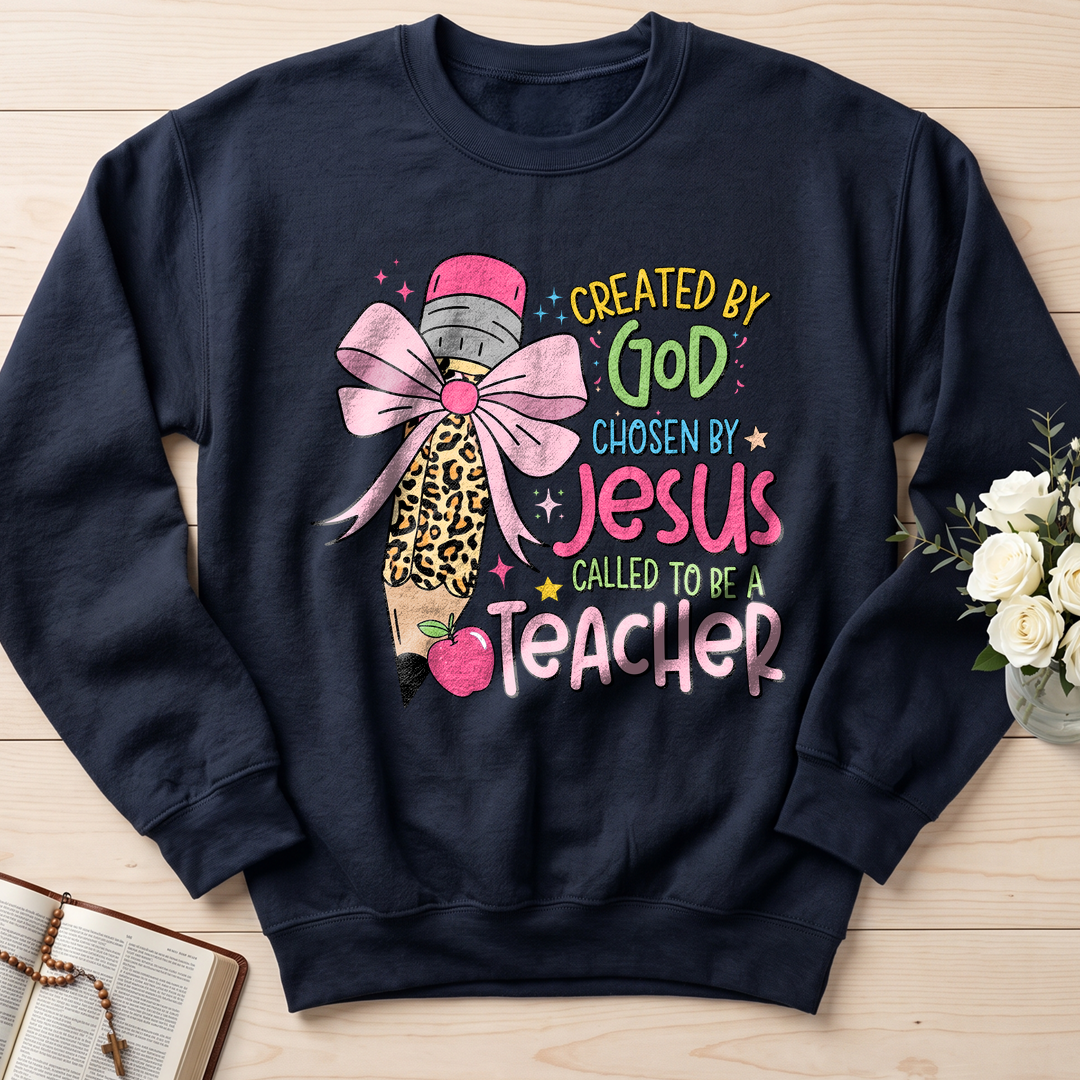 Created By God Chosen By Jesus Called To Be A Teacher 03