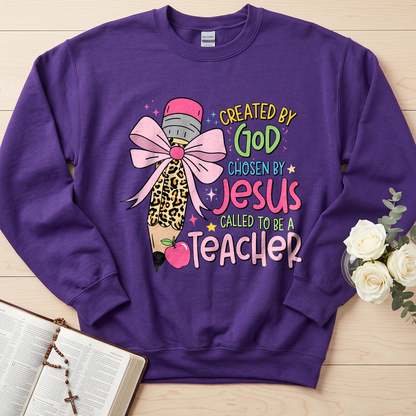 Created By God Chosen By Jesus Called To Be A Teacher 03