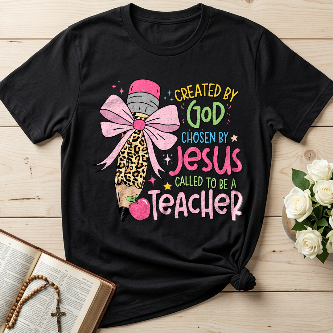 Created By God Chosen By Jesus Called To Be A Teacher 03