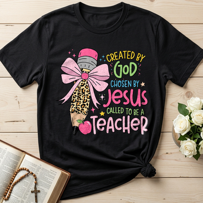 Created By God Chosen By Jesus Called To Be A Teacher 03