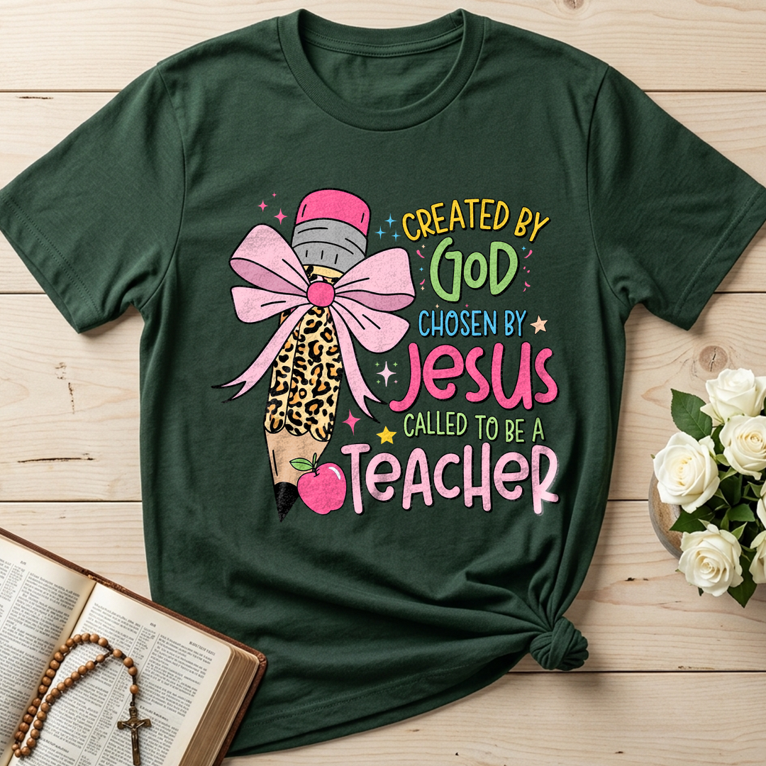 Created By God Chosen By Jesus Called To Be A Teacher 03