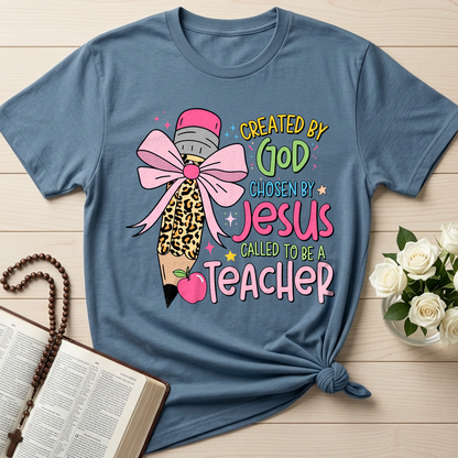 Created By God Chosen By Jesus Called To Be A Teacher 03