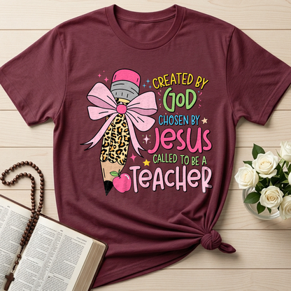 Created By God Chosen By Jesus Called To Be A Teacher 03
