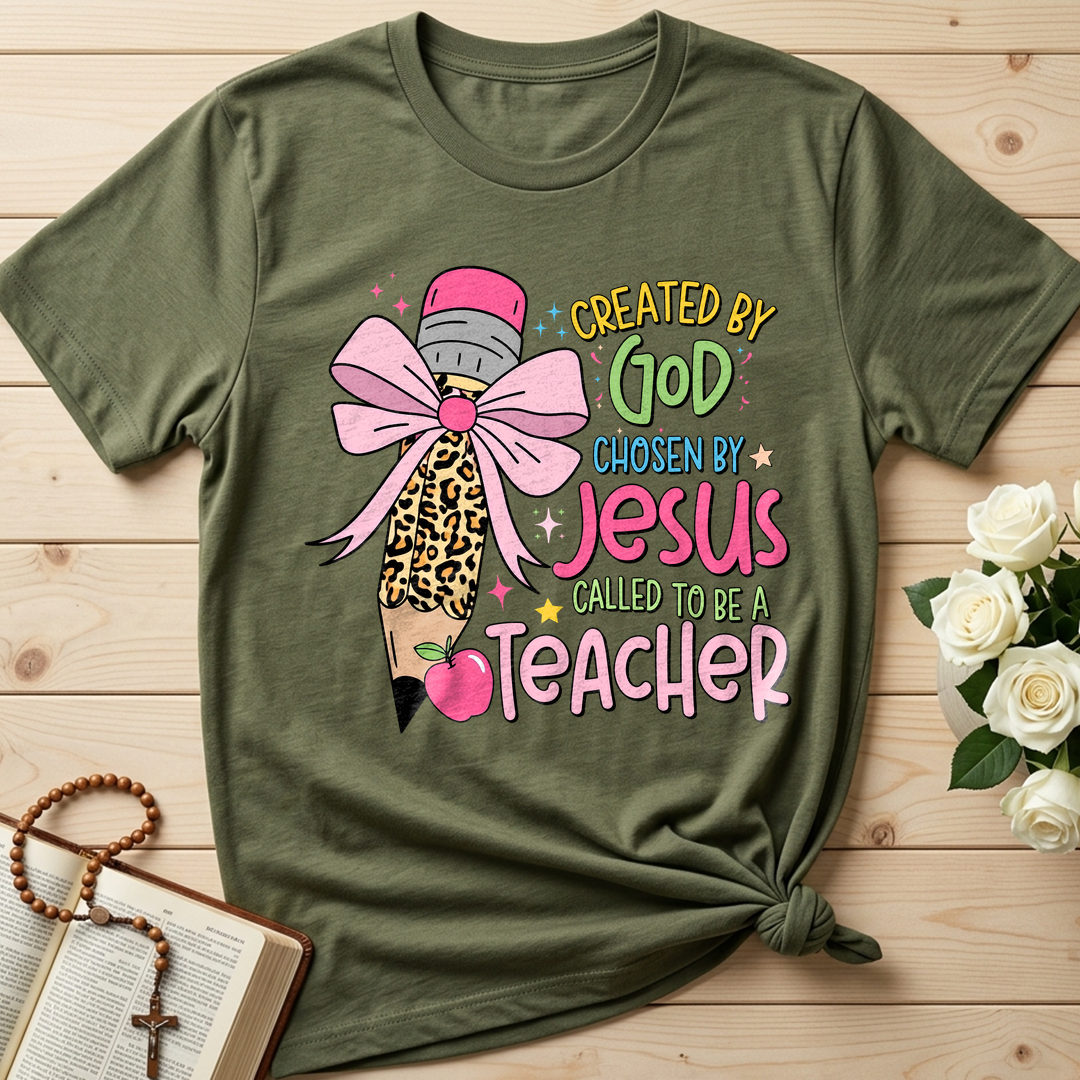 Created By God Chosen By Jesus Called To Be A Teacher 03