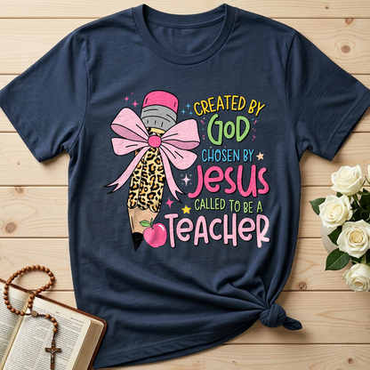 Created By God Chosen By Jesus Called To Be A Teacher 03
