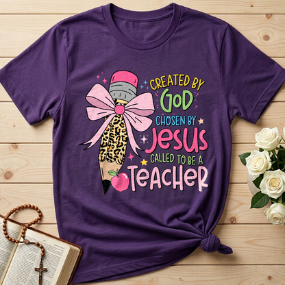Created By God Chosen By Jesus Called To Be A Teacher 03