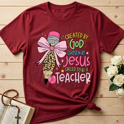 Created By God Chosen By Jesus Called To Be A Teacher 03