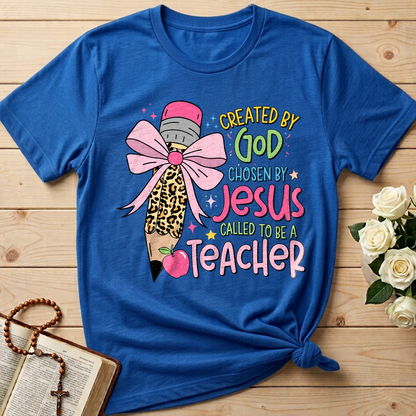 Created By God Chosen By Jesus Called To Be A Teacher 03