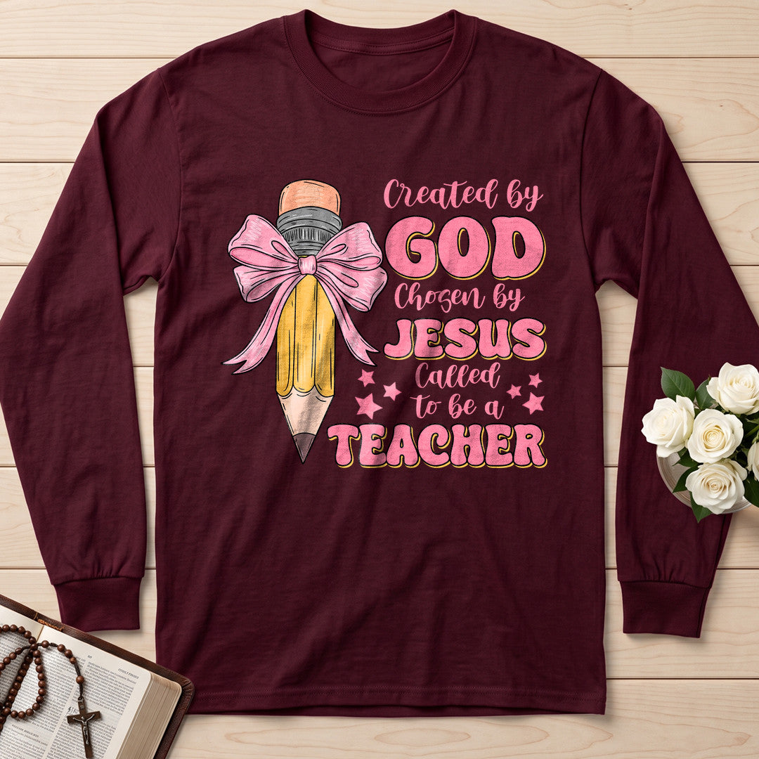 Created By God Chosen By Jesus Called To Be A Teacher 05