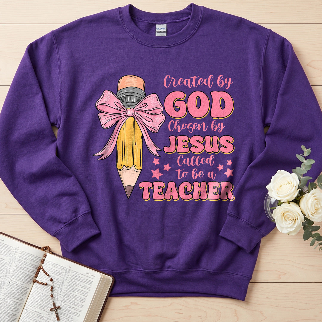 Created By God Chosen By Jesus Called To Be A Teacher 05