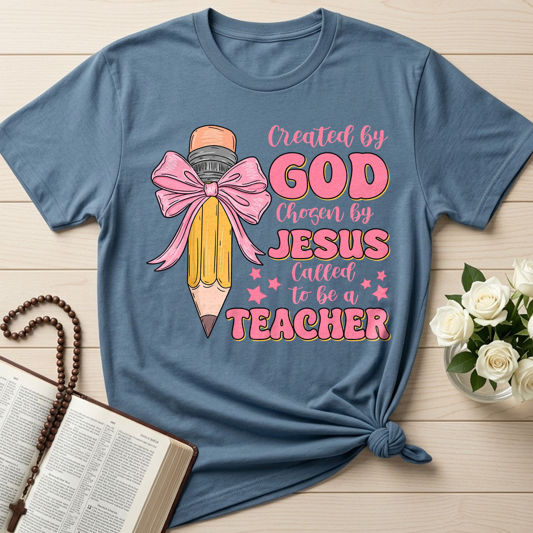 Created By God Chosen By Jesus Called To Be A Teacher 05