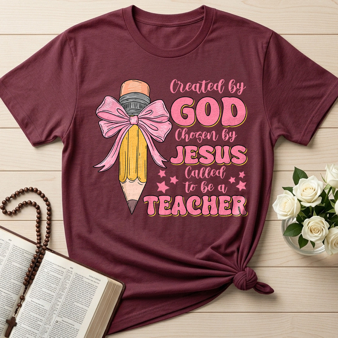 Created By God Chosen By Jesus Called To Be A Teacher 05