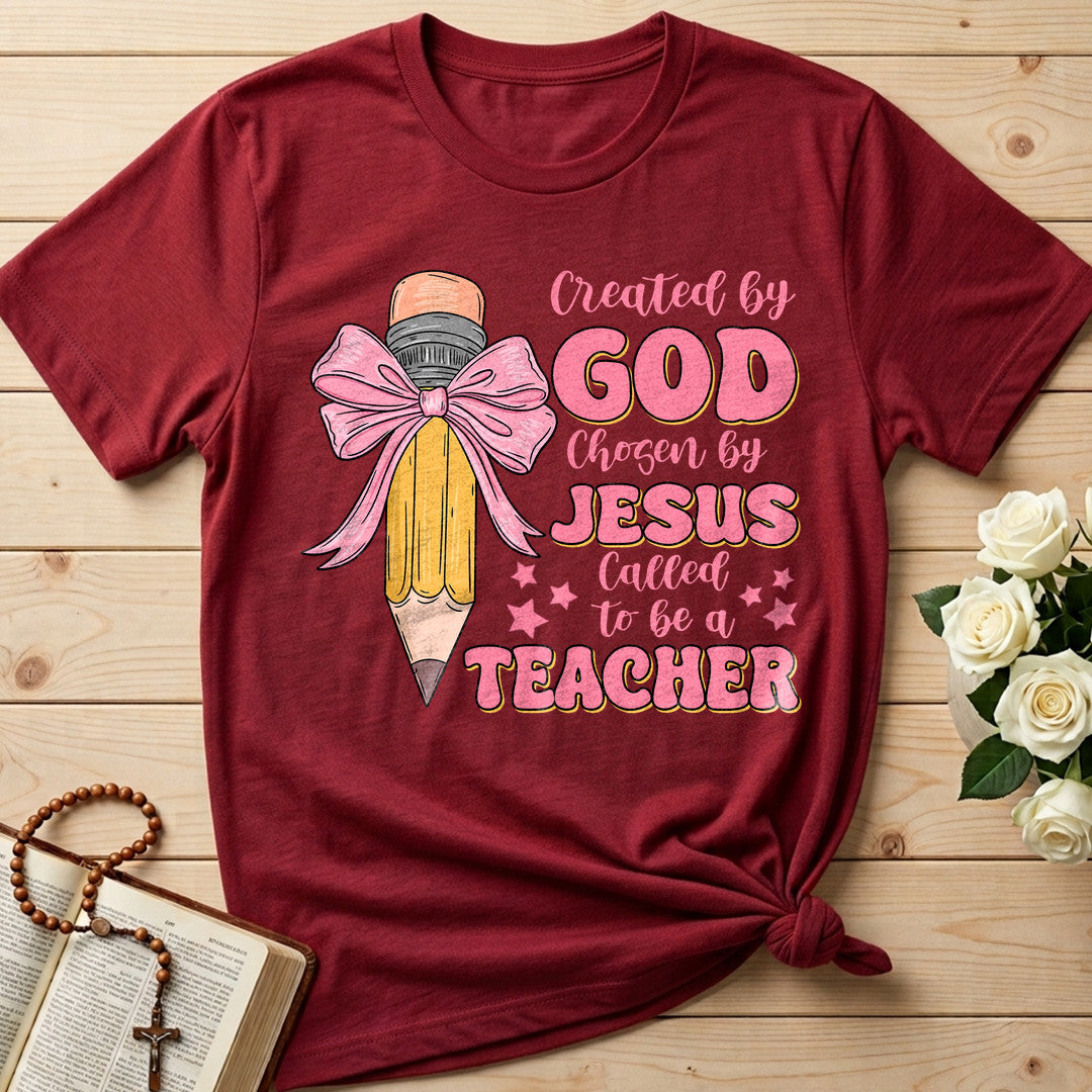 Created By God Chosen By Jesus Called To Be A Teacher 05