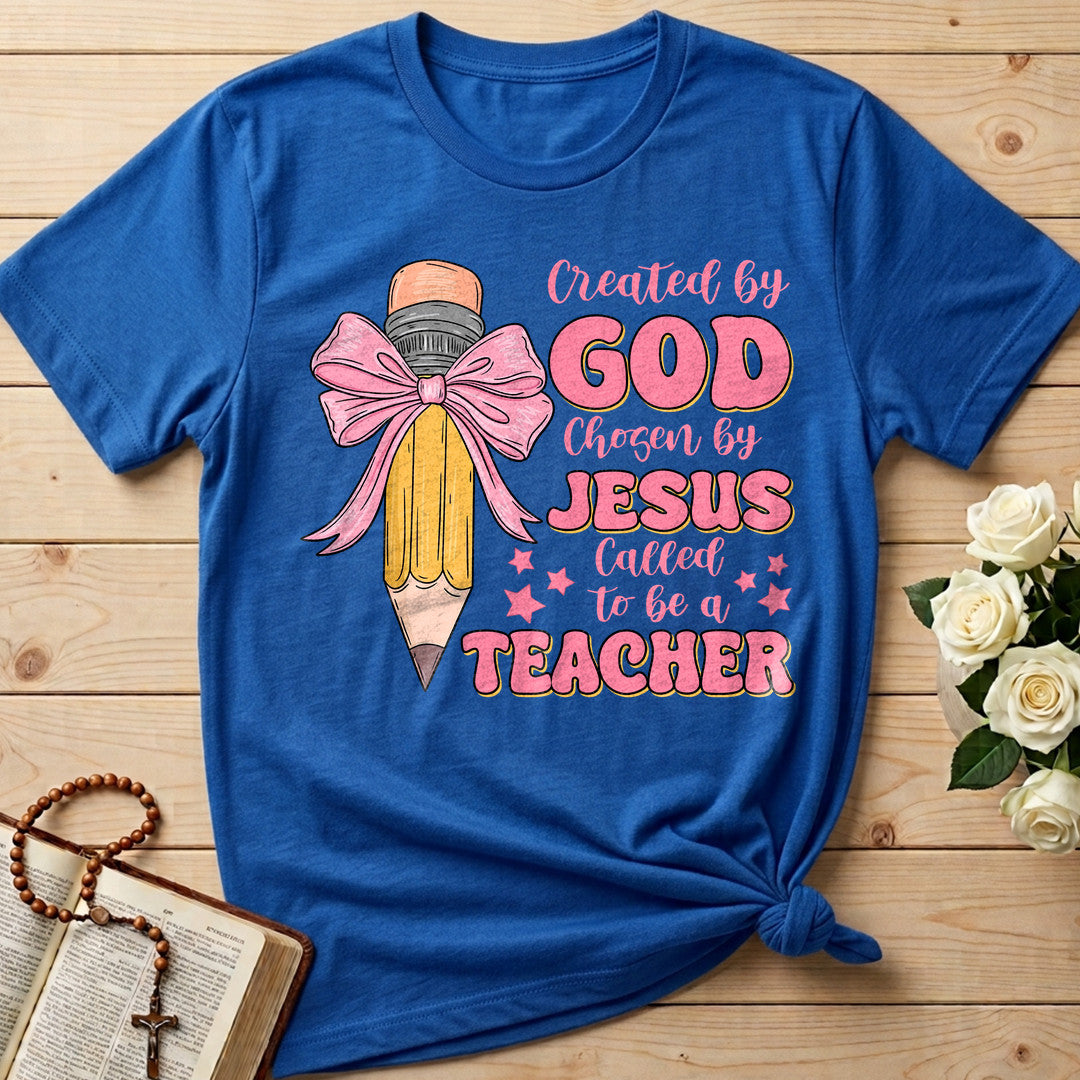 Created By God Chosen By Jesus Called To Be A Teacher 05