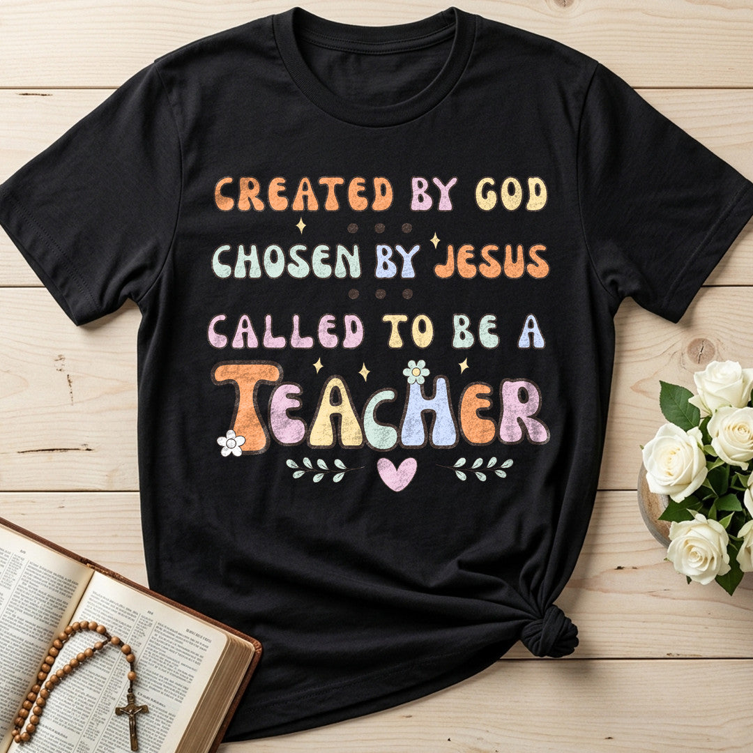 Created By God Chosen By Jesus Called To Be A Teacher 06