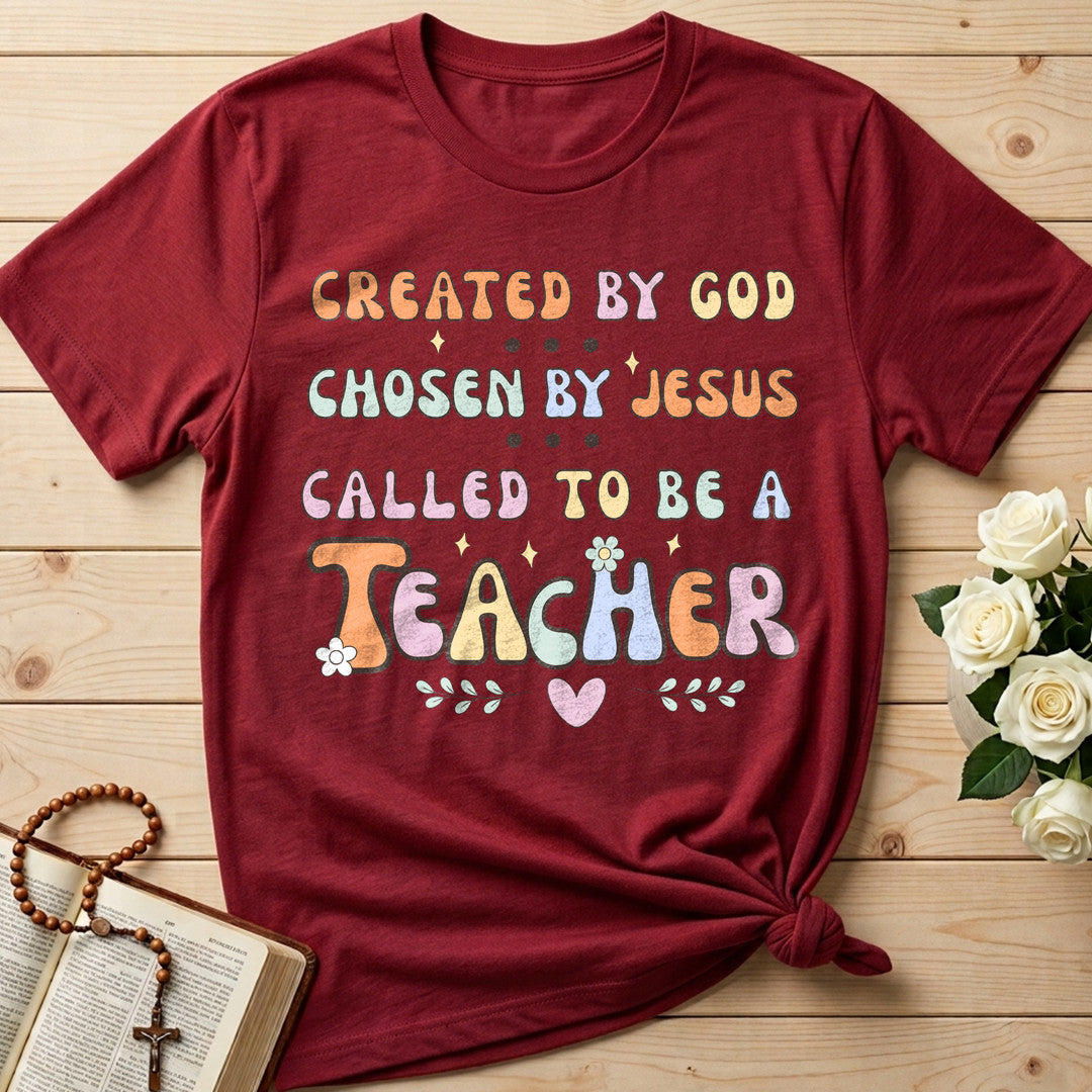 Created By God Chosen By Jesus Called To Be A Teacher 06
