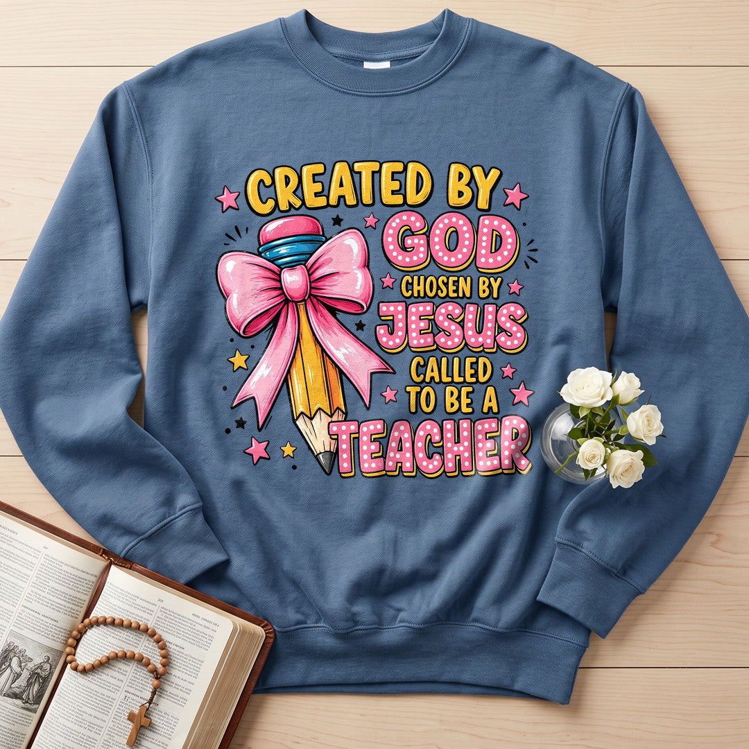 Created By God Chosen By Jesus Called To Be A Teacher 07