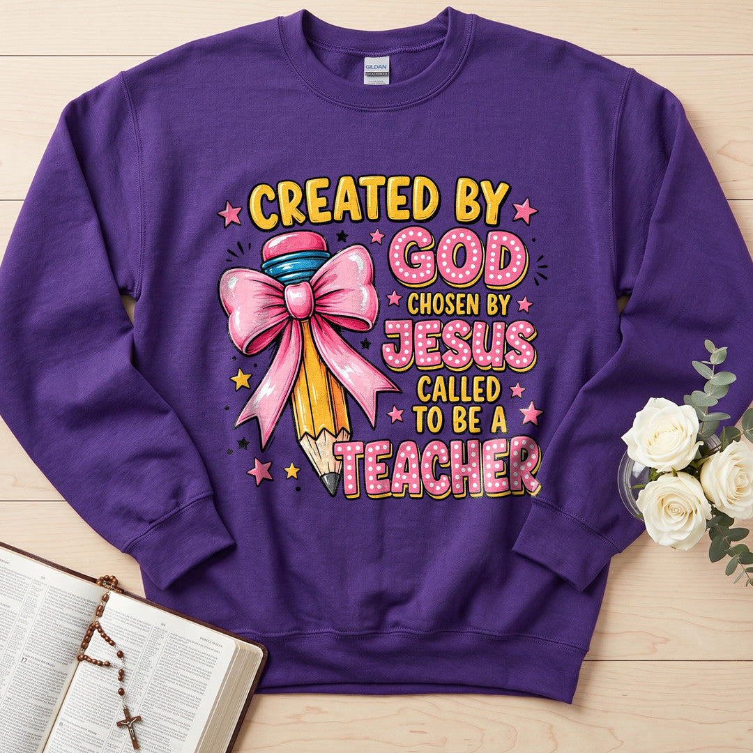 Created By God Chosen By Jesus Called To Be A Teacher 07