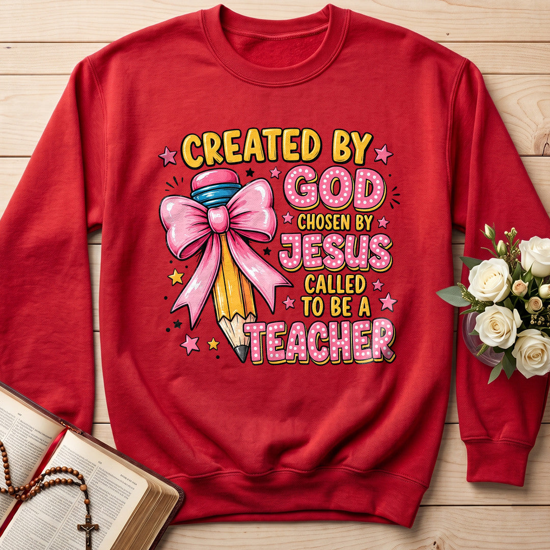 Created By God Chosen By Jesus Called To Be A Teacher 07