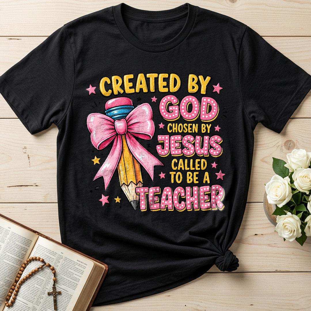 Created By God Chosen By Jesus Called To Be A Teacher 07