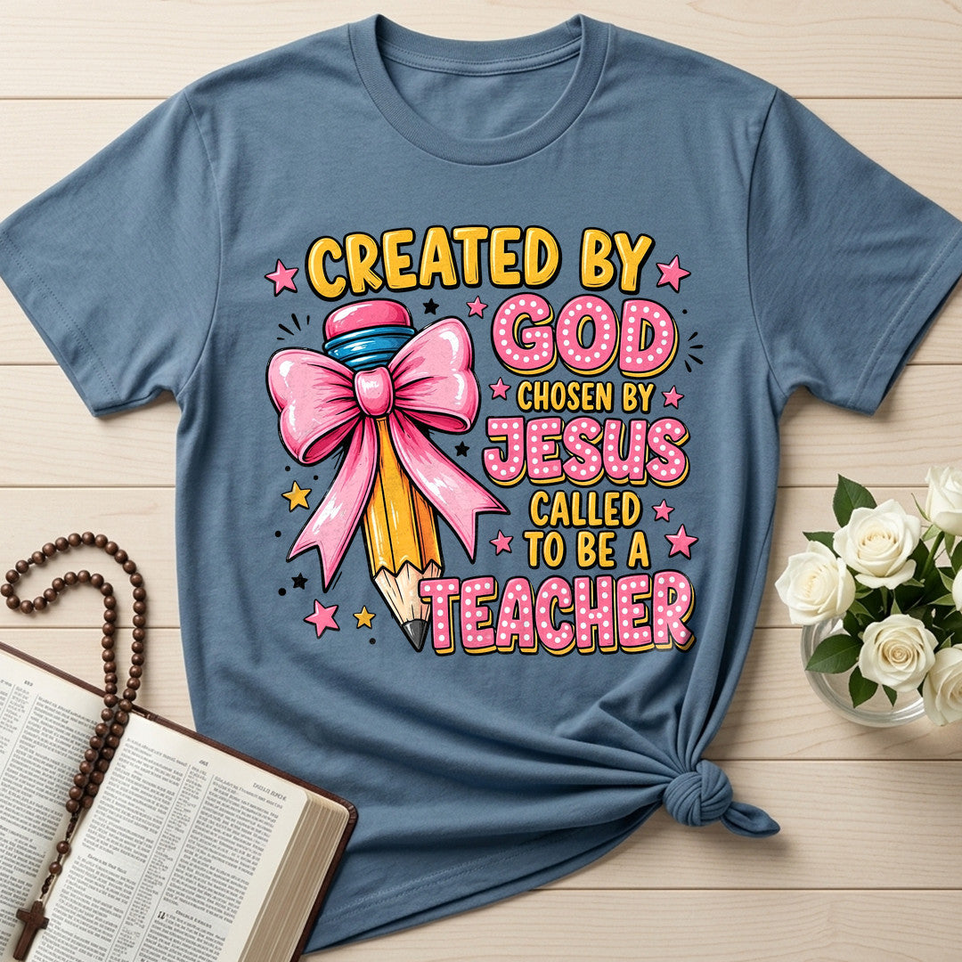 Created By God Chosen By Jesus Called To Be A Teacher 07