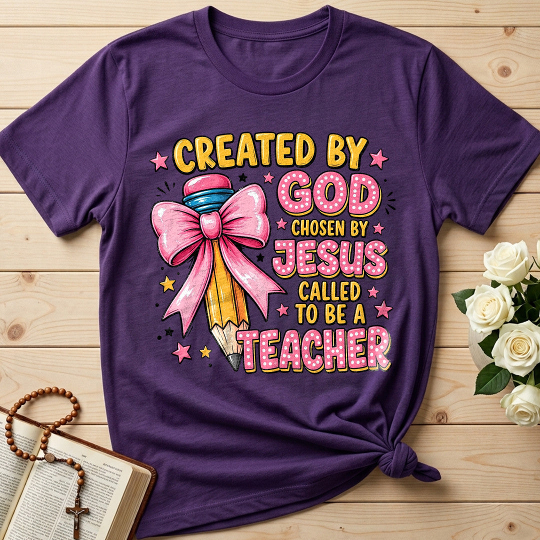 Created By God Chosen By Jesus Called To Be A Teacher 07