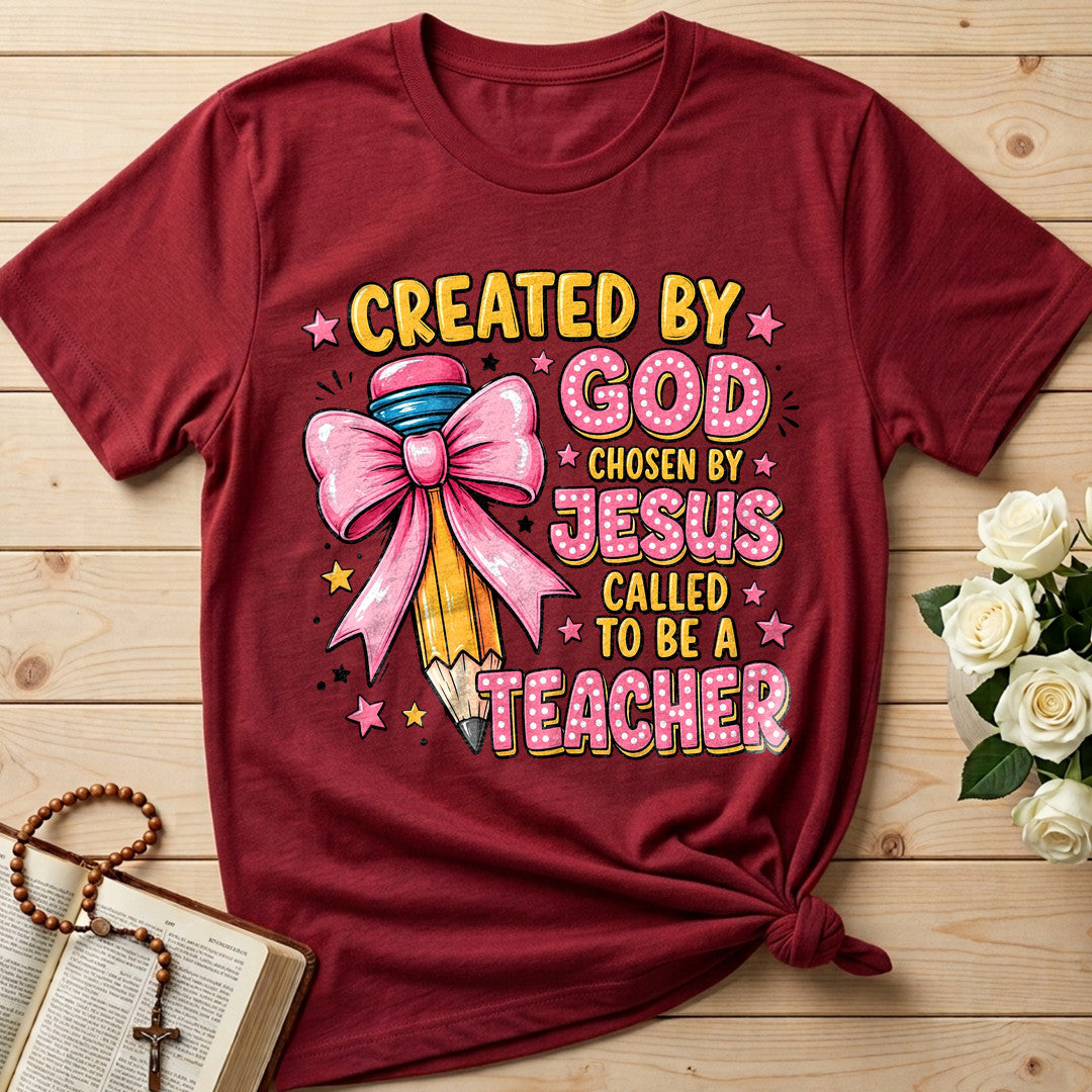 Created By God Chosen By Jesus Called To Be A Teacher 07