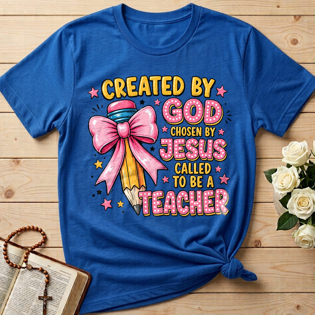 Created By God Chosen By Jesus Called To Be A Teacher 07