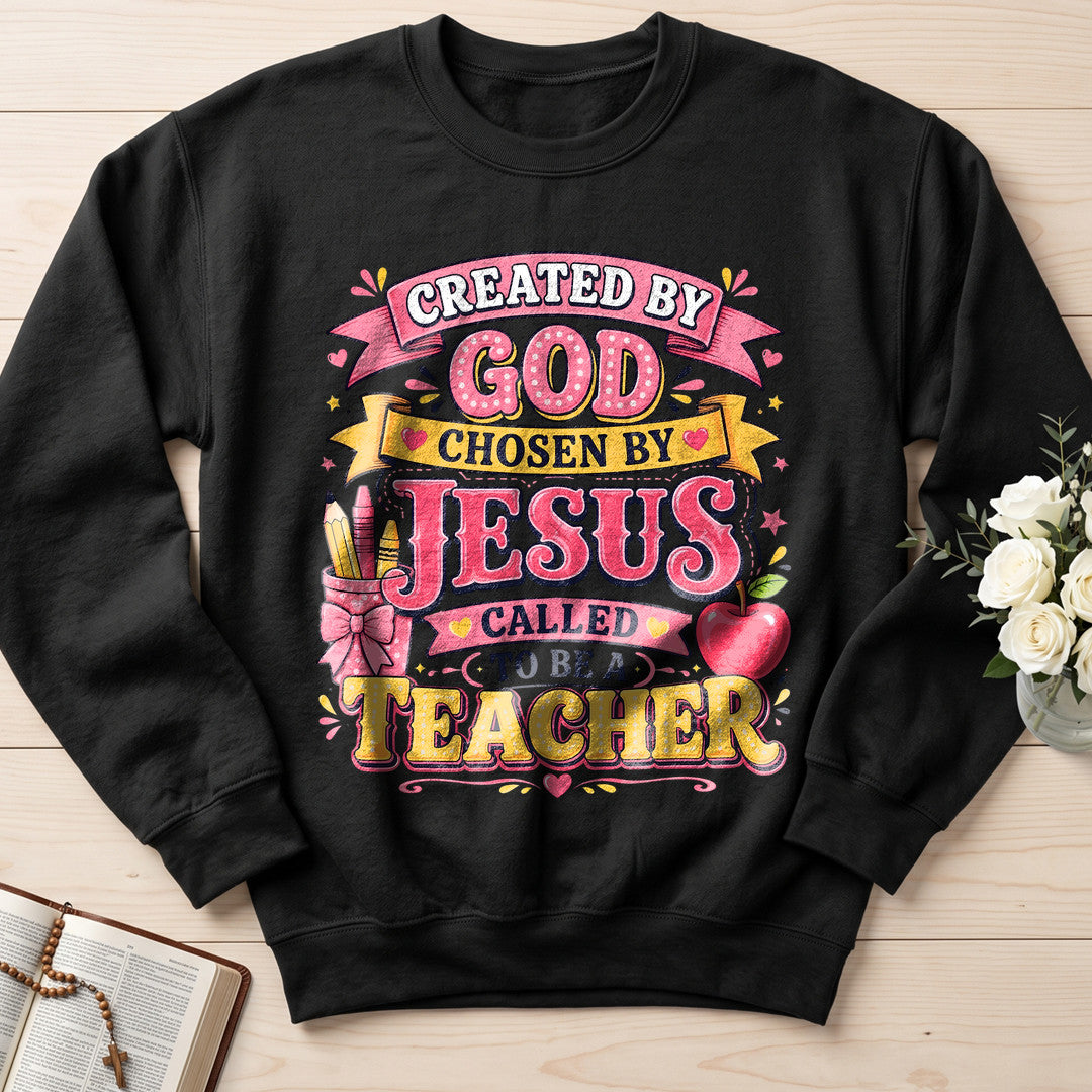 Created By God Chosen By Jesus Called To Be A Teacher 09