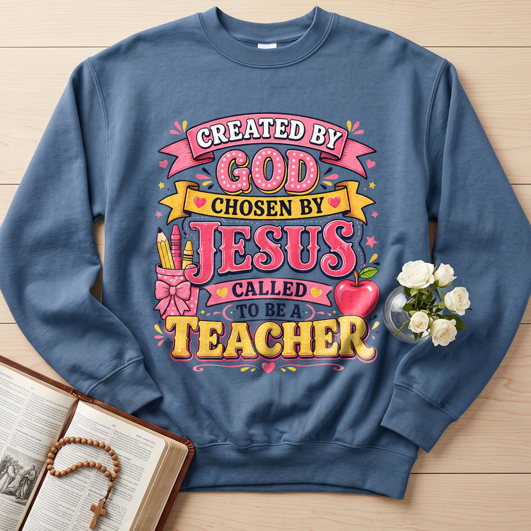 Created By God Chosen By Jesus Called To Be A Teacher 09