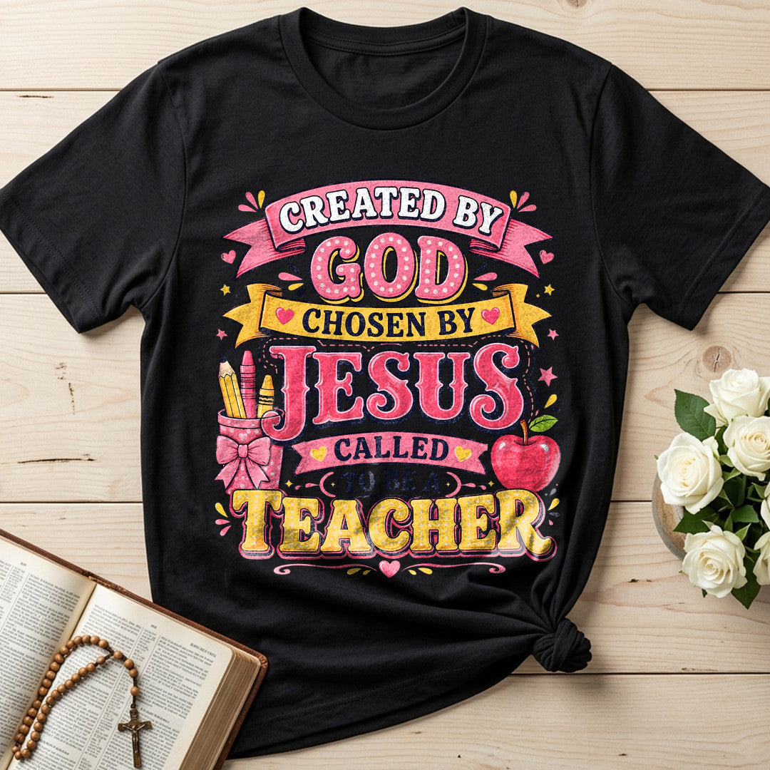 Created By God Chosen By Jesus Called To Be A Teacher 09