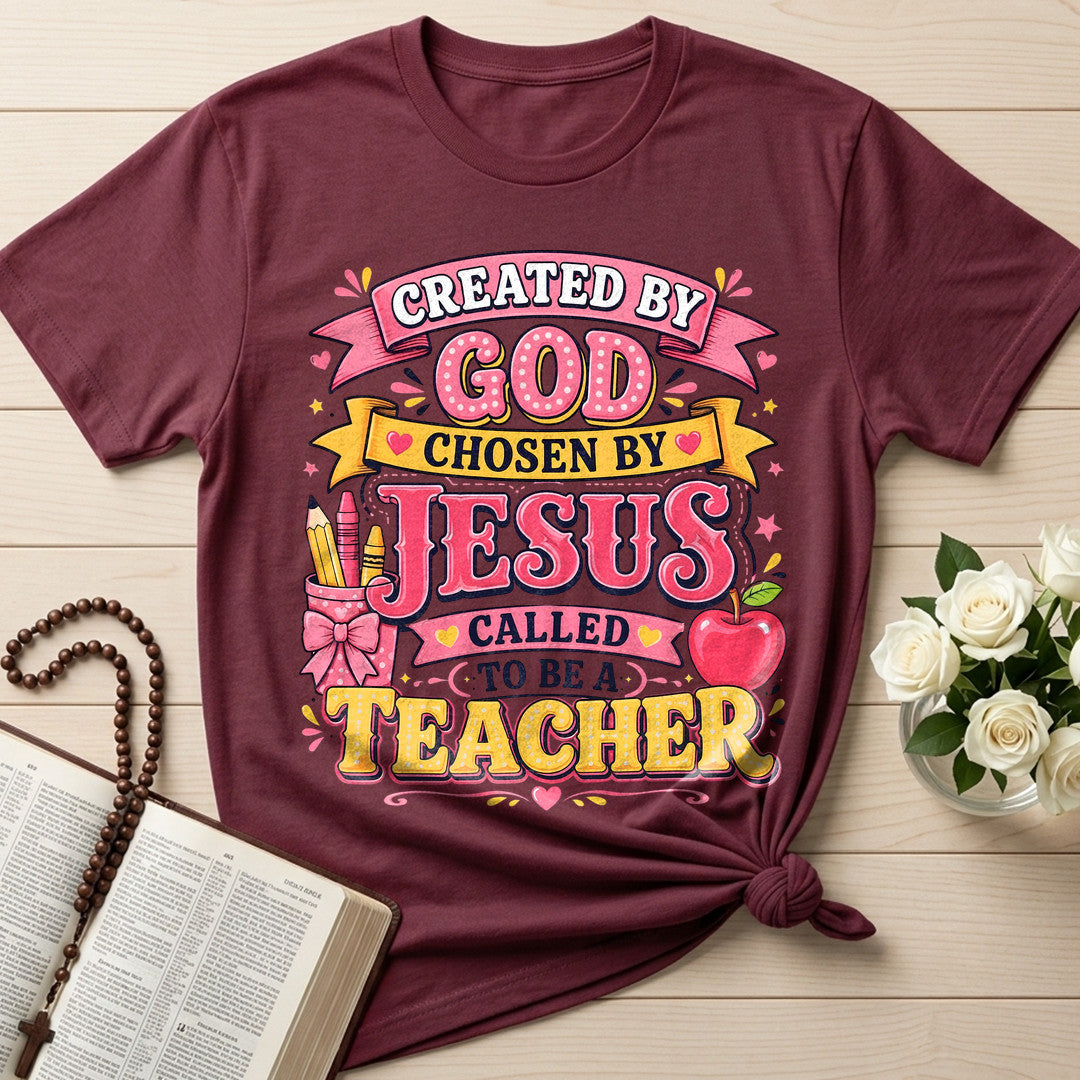 Created By God Chosen By Jesus Called To Be A Teacher 09