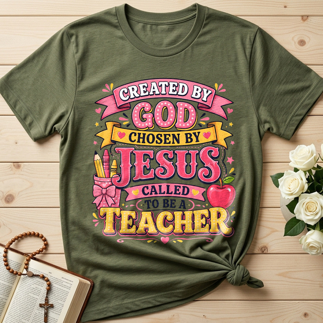 Created By God Chosen By Jesus Called To Be A Teacher 09