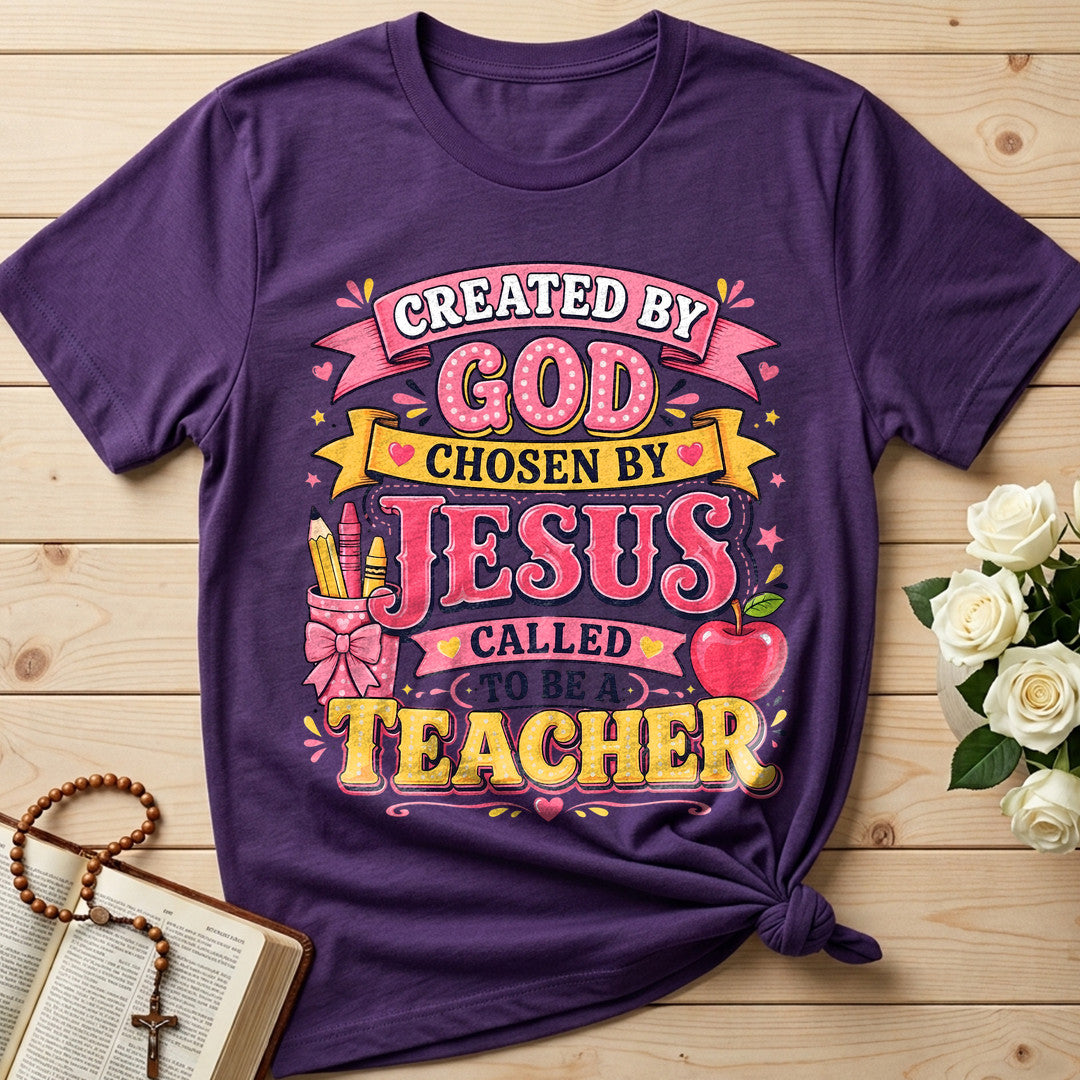 Created By God Chosen By Jesus Called To Be A Teacher 09