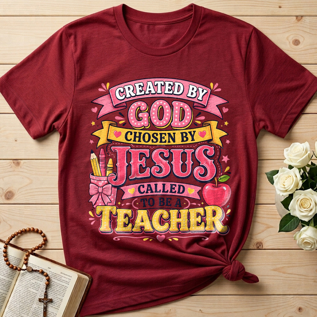 Created By God Chosen By Jesus Called To Be A Teacher 09