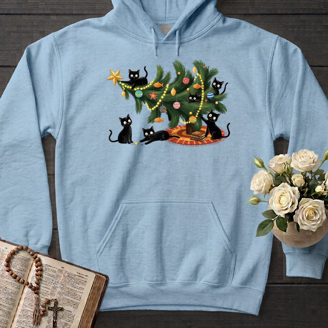 Cute Christmas Tree Cat Lover 01